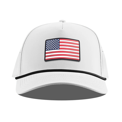 Old Glory Curved 5 Panel Rope Hat