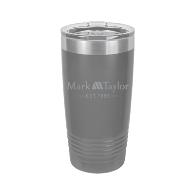 Polar Camel 20 oz. Black Vacuum Insulated Ringneck Tumbler with Clear Lid
