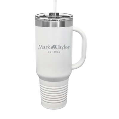 Polar Camel 40 oz. Travel Mug with Handle, Straw Included