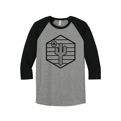 Jerzees® Unisex Premium Blend Combed Ring Spun 3/4-Sleeve Raglan Tee - 560R