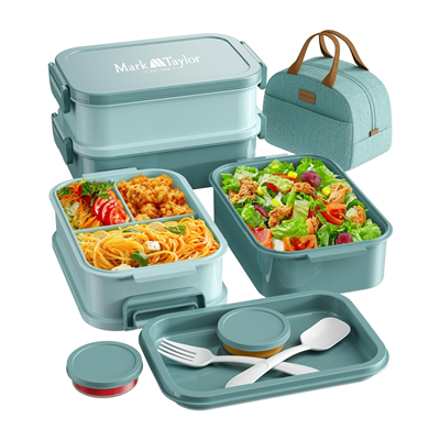 Bento Lunch Box Set with Thermo Bag
